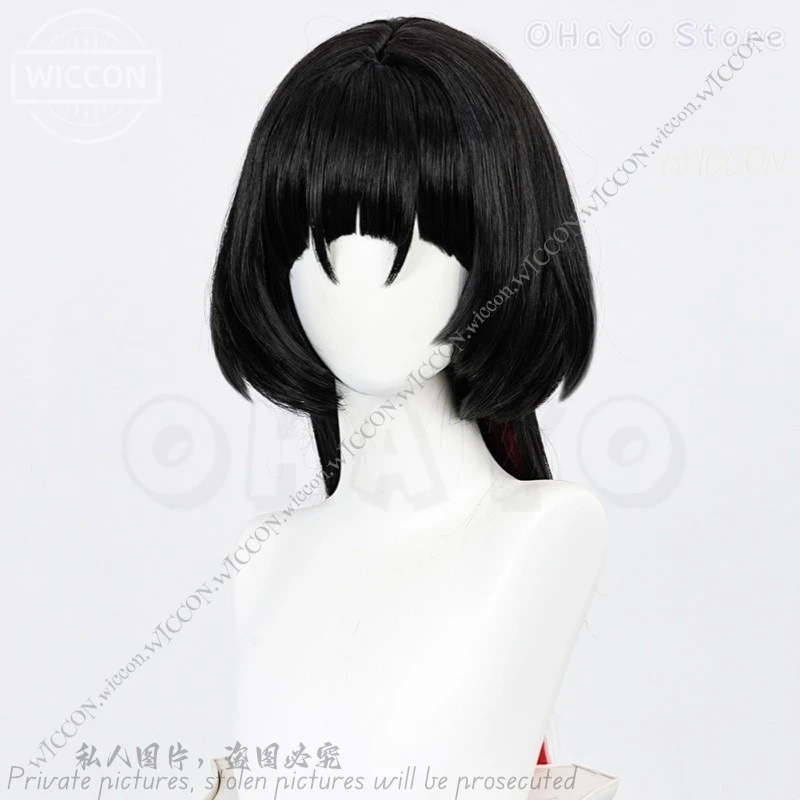 Jane Doe Cosplay Wig Fake Nails Game Zenless Zone Zero Free Gift Mice Jane Doe Cosplay Accessories Halloween Party ZZZ Woman