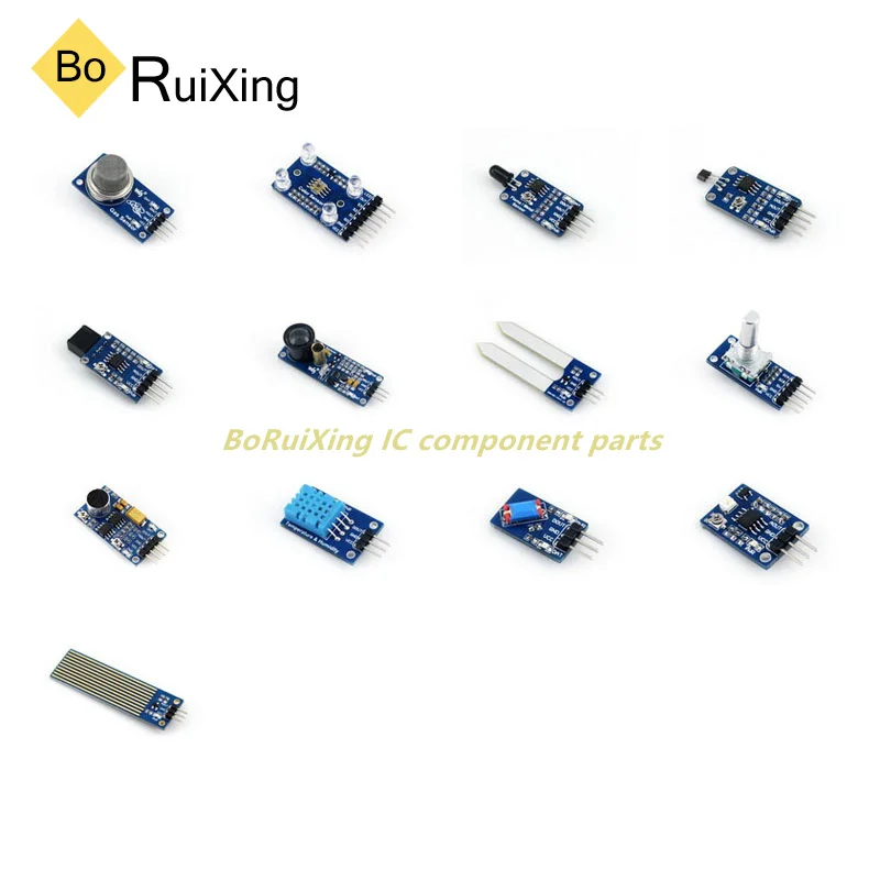 1PCS/LOT  Sensors Pack Sensor Kit Sensor Set Temperature and Humidity Infrared Laser 13 Compatible with Arduino