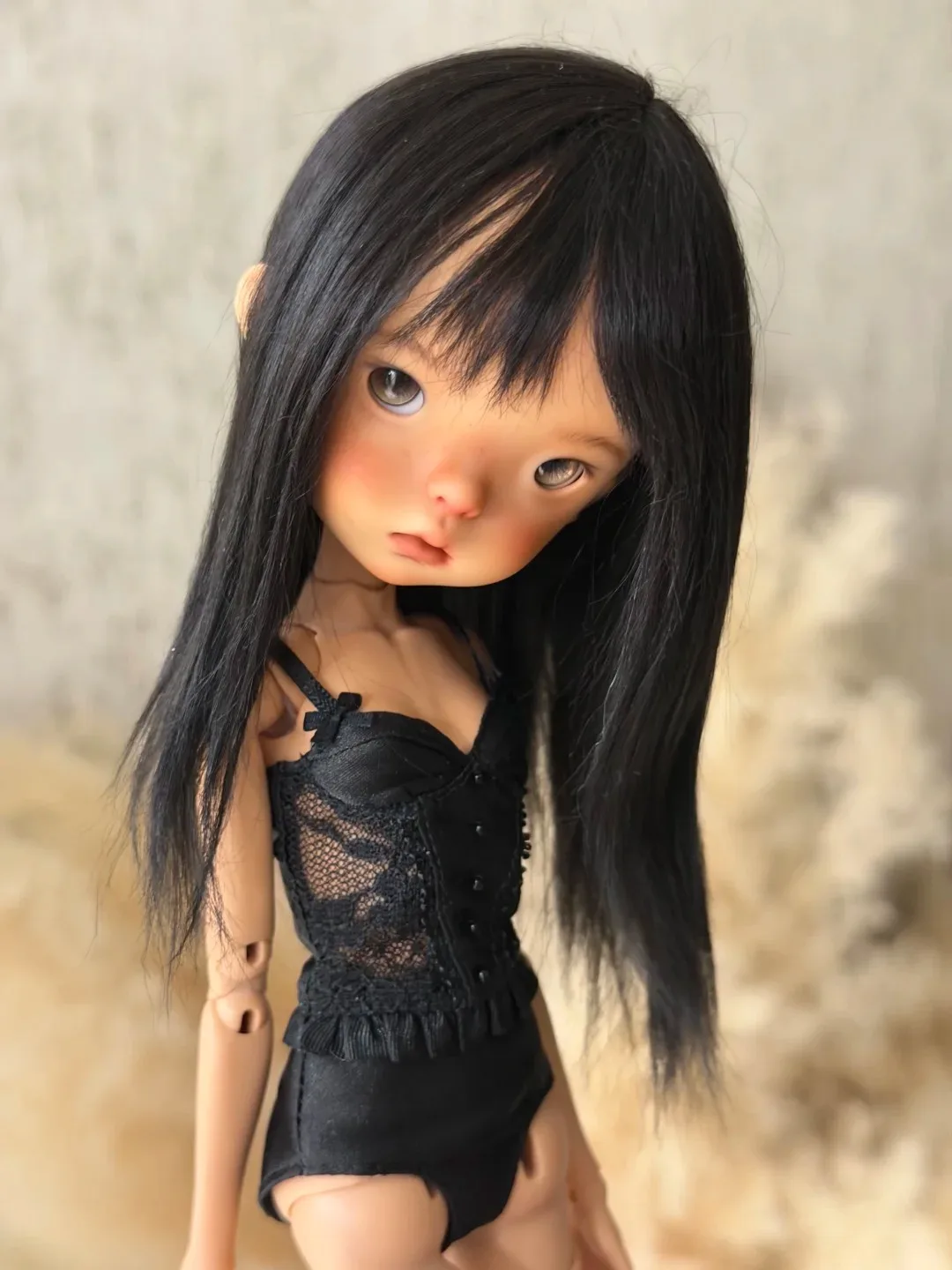 Landoudou 1/6 große BJD-Puppe, bewegliche, niedliche Mädchenfigur, realistische Sammlerfigur, hochwertiges Geschenk mit kostenlosem Versand
