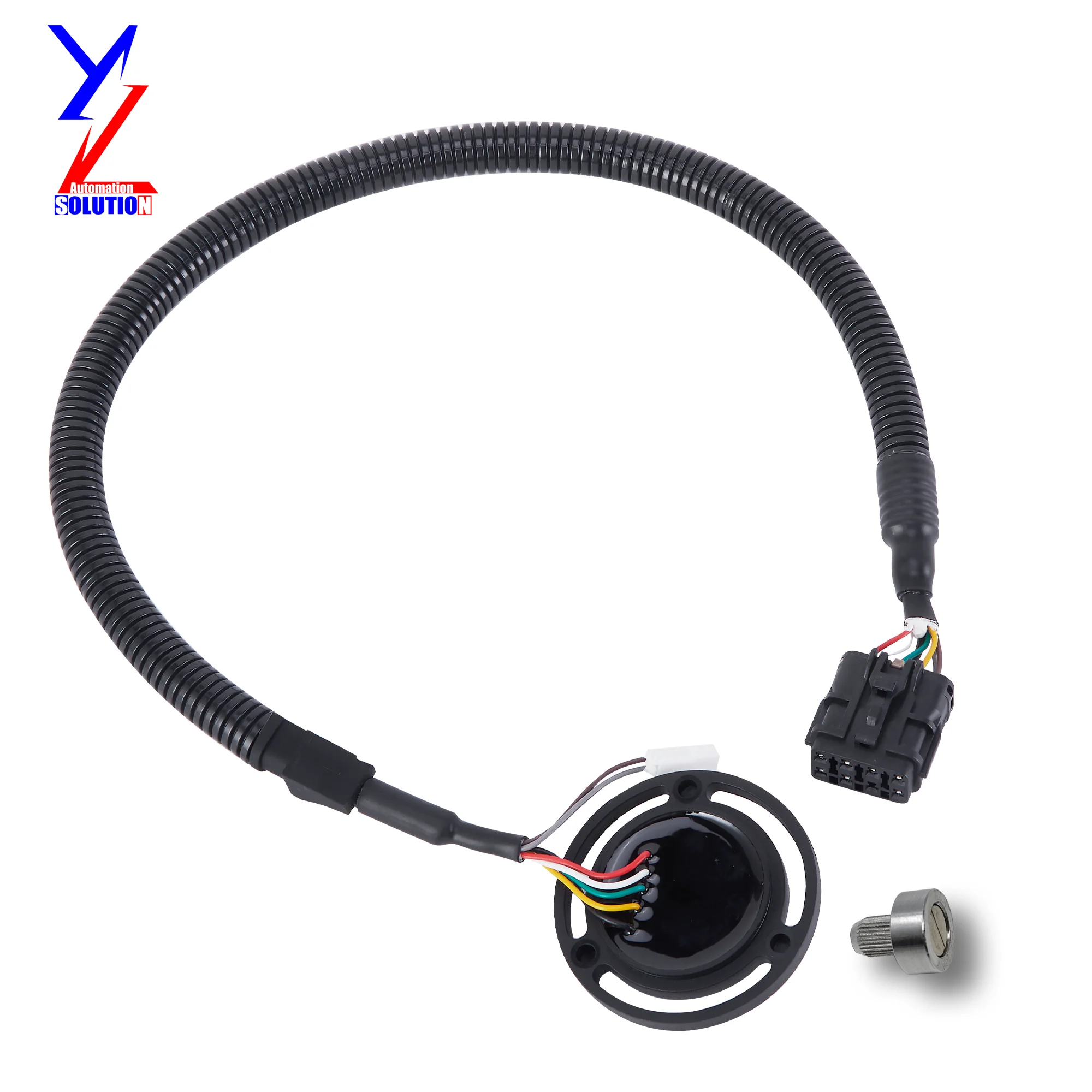High-Speed High Resolution 3-Ch Digital Output 4096cpr Rotary Magnetic Encoder Sensor Absolute Magnetic Encoder Fast 5-24V