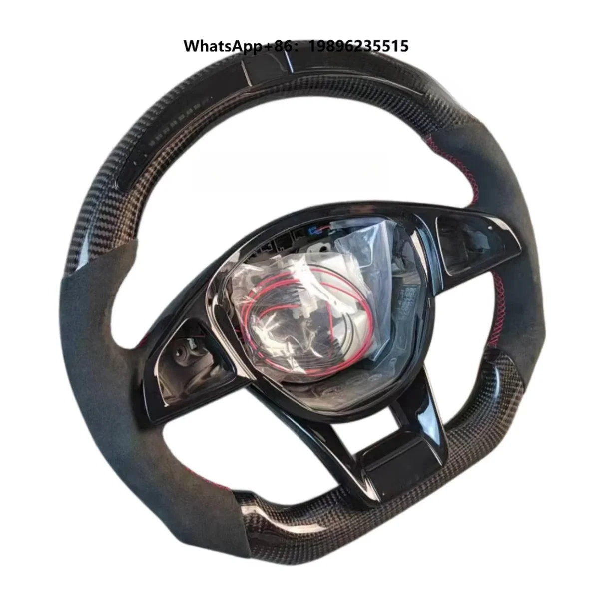 Carbon Fiber Steering Wheel for  W176 W205 W213 W253 C63 Sport Modification