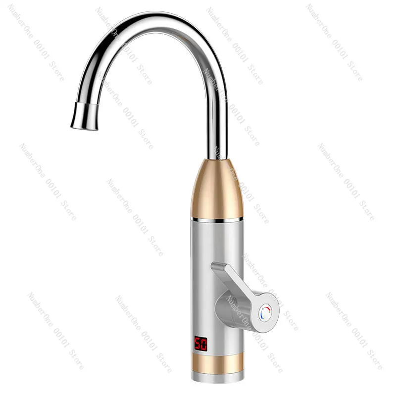 Instant electric faucet digital display