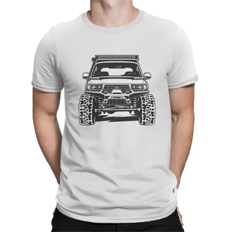 Land Cruiser 80 Yueno special T-shirt Cruiser Casual men's Cotton T-shirt adult hot T-shirt short-sleeved top clothing