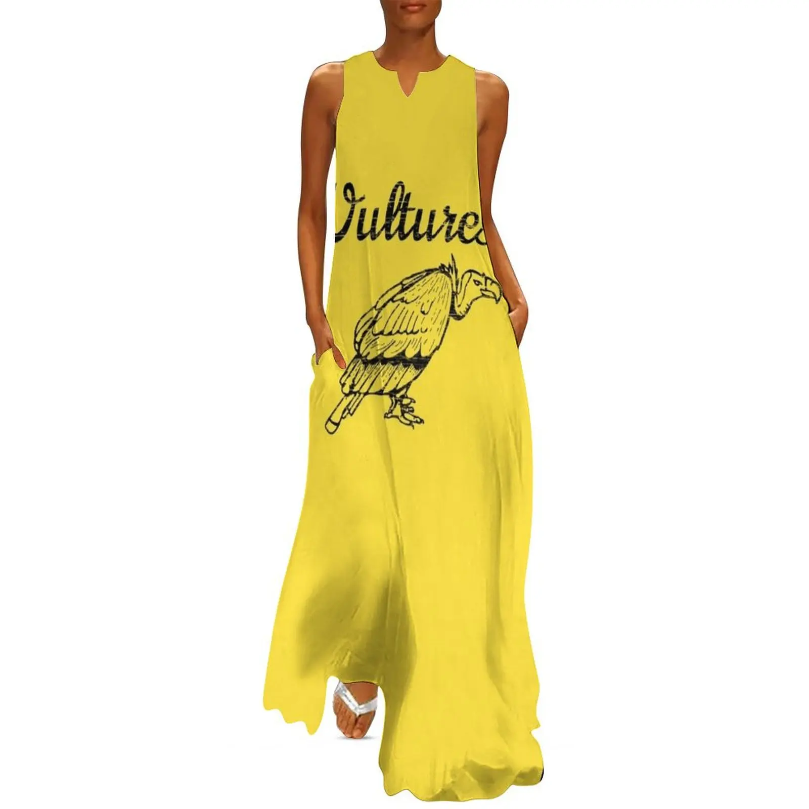 Vultures New Wave Punk Rock Long Dress women formal occasion dresses womens clothing