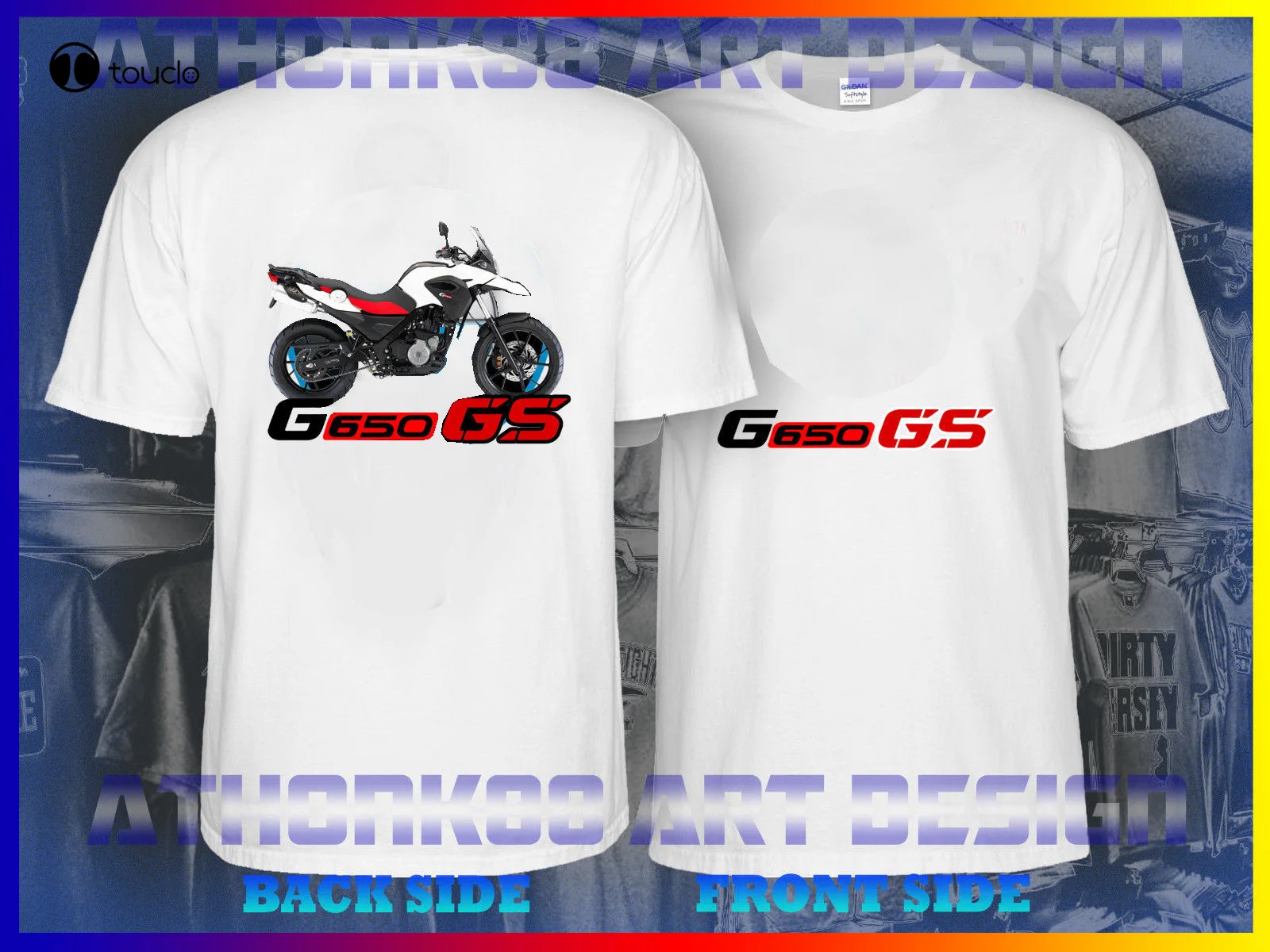 New Summer Cool Tee Shirt Germany Classic Rally G650Gs Motorcycle Shirt  Adventure Motorcycle T-Shirt Cotton T-Shirt Unisex