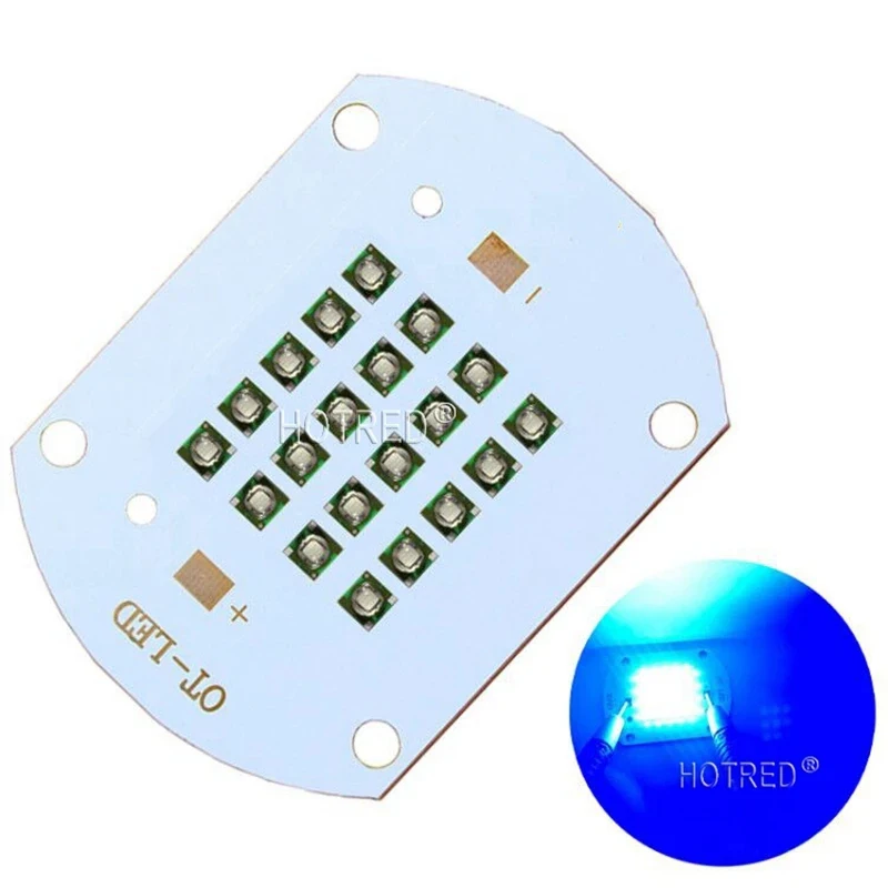 Imagem -05 - Smd Cob Lâmpada Led Integrada para Holofotes Lâmpada Spotlight Vermelho Verde Azul Vermelho Xpe Xp-e 50w 60w Original 3535