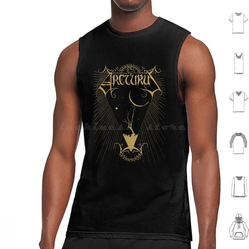 Arcturus Tank Tops Print Cotton Burzum Arcturus Black Metal Band Death Metal Band Emperor Kreator Napalm Death