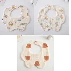 Babero de gasa suave para bebé – Algodón absorbente