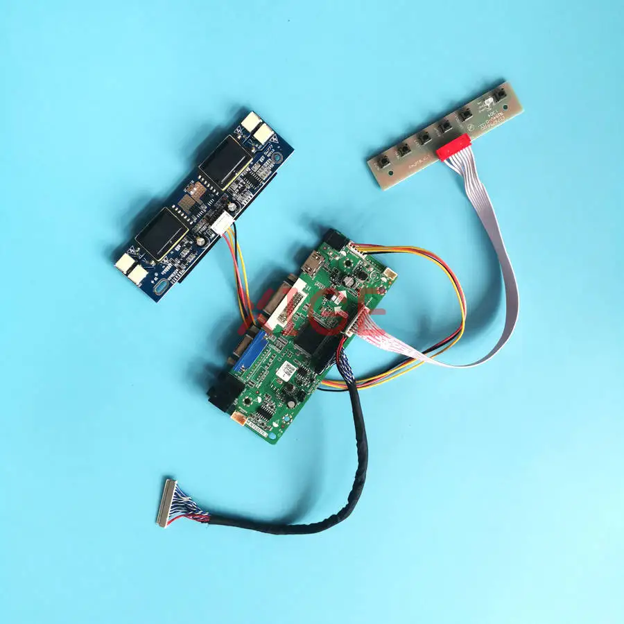 

Matrix Controller Drive Board Fit PM190SX TM190SX QD19EL01 CLAA190EA03 1280*1024 1280x1024 LVDS-30Pin HDMI+DVI+VGA 4CCFL DIY Kit