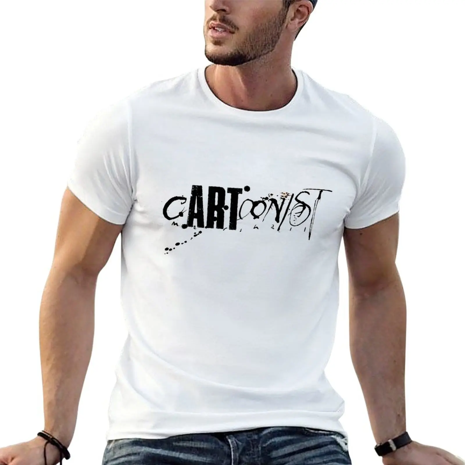 

shirt men man T-Shirt designer t cotton cARToonist t shirt 100%