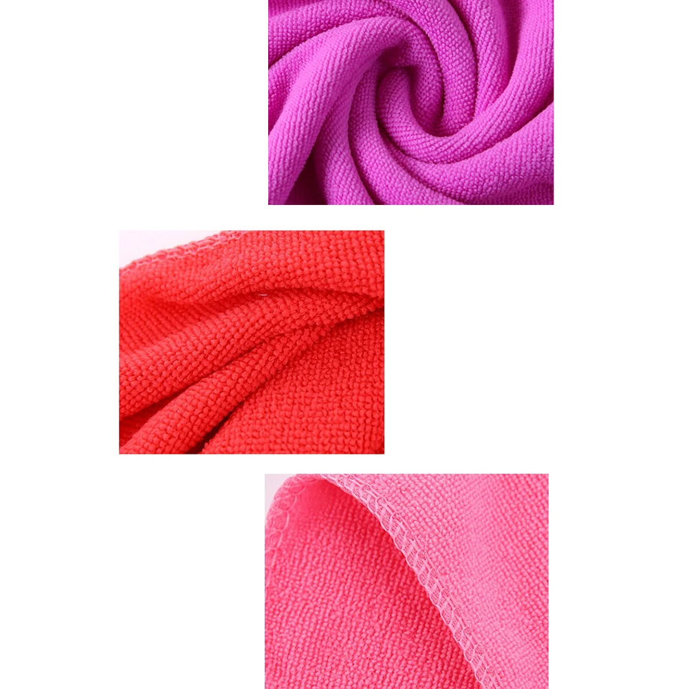 

50 Pcs Absorbent Cleaning Towel Mixed Color Microfiber Cloth High Water Soft Hygroscopic Car Window Screen Furniture