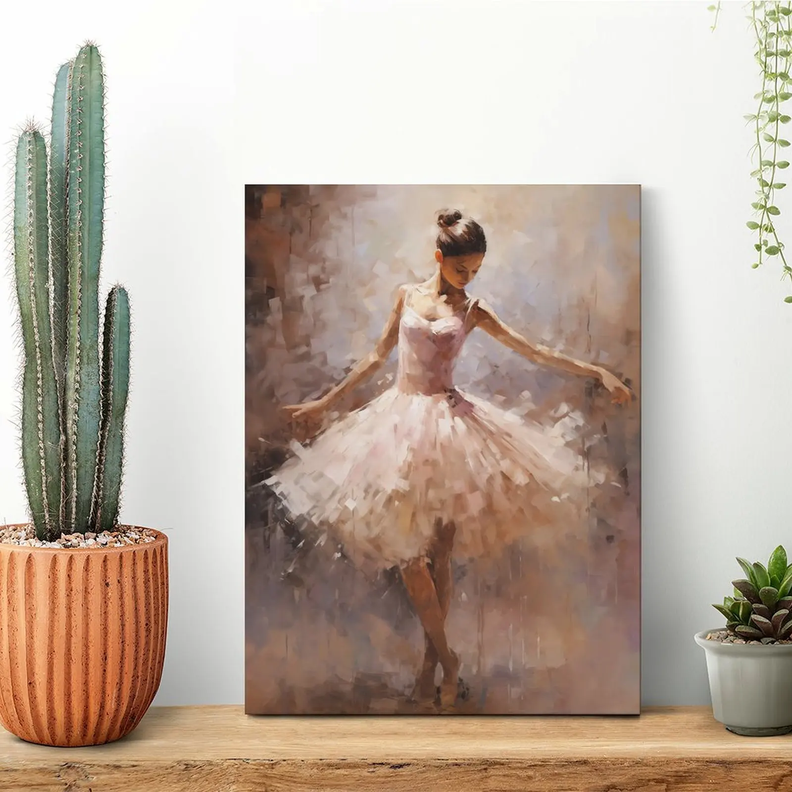 

Ballerina Oil Painting Canvas Painting Create Designs Club Wall Decor Vintage Framed Wall Paintings
