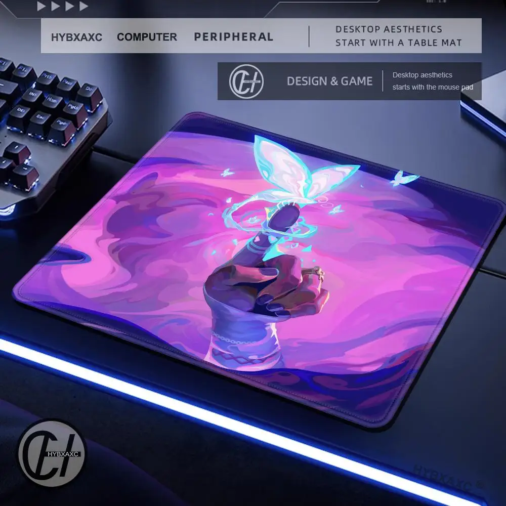 Hot Games Valorants Clove Mousepad XS HD Printing Computer Small Size Locking Edge Non-slip Table Pad 40x45cm Keyboard PC Carpet