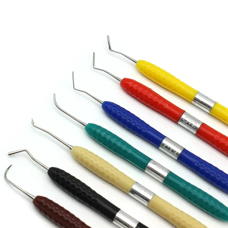 Dental Resin Filler Aesthetic Restoration Tools Silicone Handle For Resin Knife Plastic Dresser Dentistry Tool Instrumen