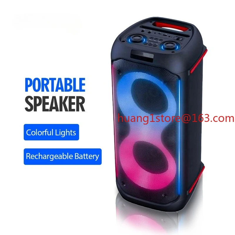 2025 Hot-Selling Dual 8inch Ultra-Long Standby Party Speaker with  Sound Effects Ready to Rock the Whole Venue
