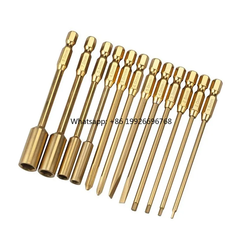 

RC Model Tool 1.5/2.0/2.5/3.0 mm 12pcs Plant Protection Robot Repair Tool Hexagon Socket Wrench T20 Accessories Screwdriver Set