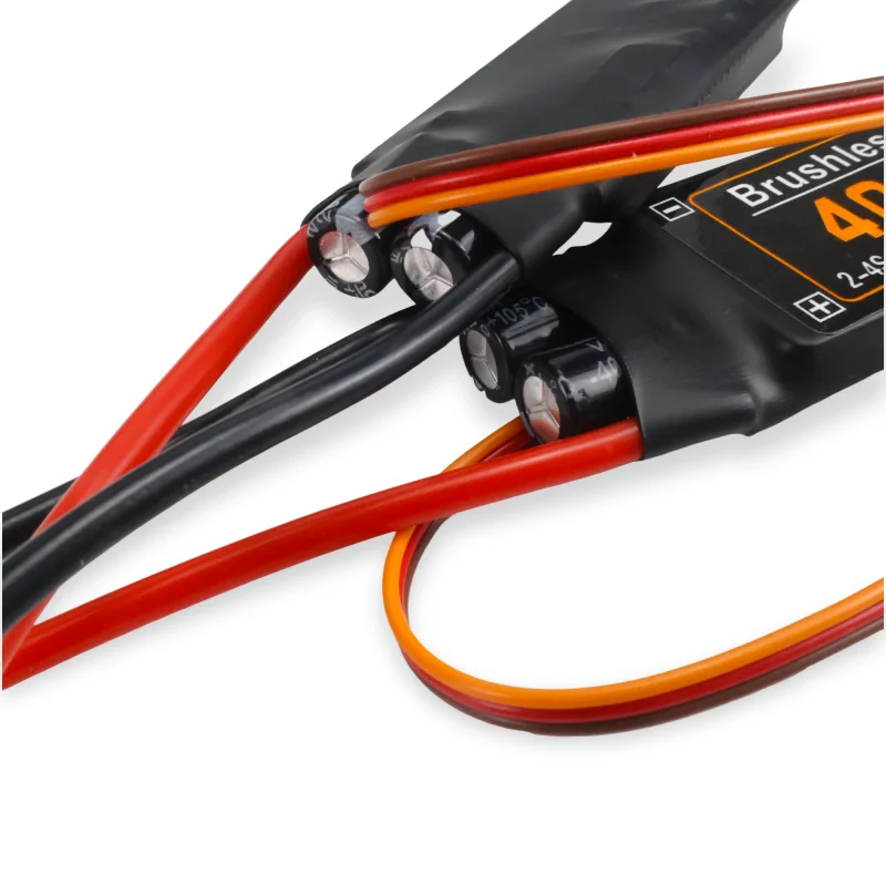 Uitstekende Kwaliteit 2 stks 40A Borstelloze ESC 2-4 S Programmeerbaar met 5 V 3A BEC Timing/Rem/Lipo Beschermen voor RC Vliegtuig Auto Boot