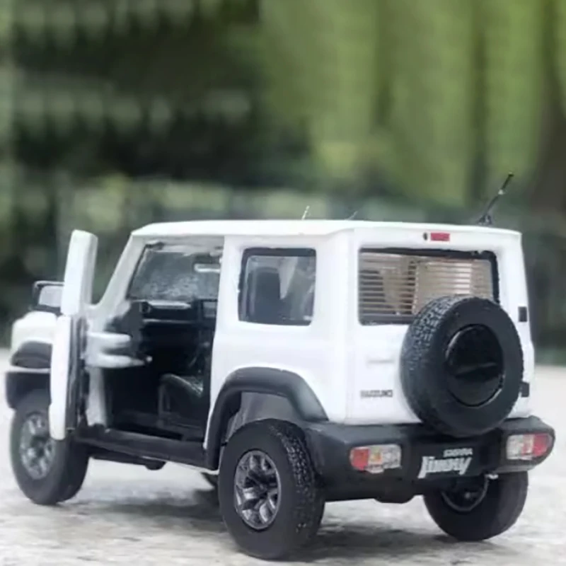 Diecast 1:64 scala Suzuki Jimny lega auto simulazione modello collezione di decorazione statica Souvenir regali per ragazzo adulto