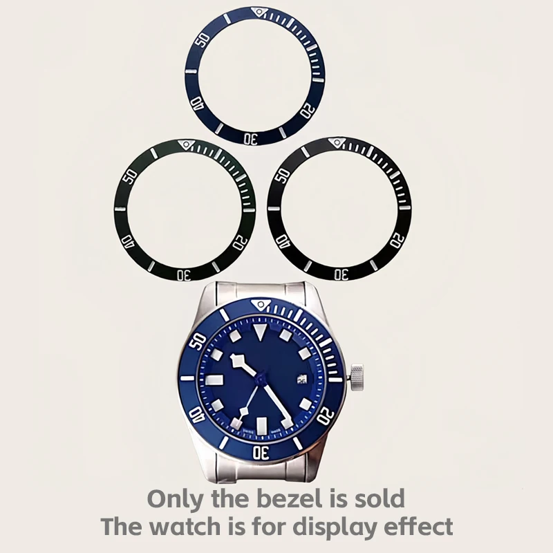 

Diameter 40.4mm inner diameter 32.1mm Watch accessories aluminum bezel mouth case outer bezel mouth