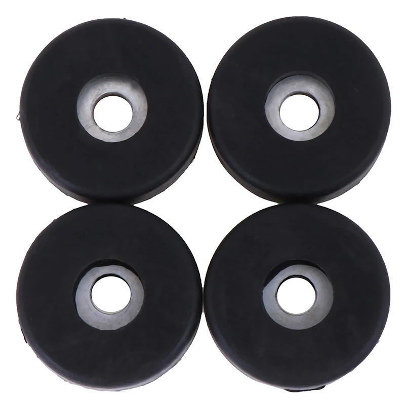 HMA88-4Pcs Black Universal Tape Rubber Pad Feet Bumper Washer Outer Diameter:30 Mm Holes Diameter:5 Mm Heigh:10mm