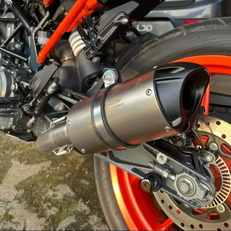 لياماها هوندا سوزوكي Z900 CBR600 S1000RR MT07 العالمي 51 مللي متر دراجة نارية مستقيم العادم الأنابيب SC الخمار الصلب اكسسوارات