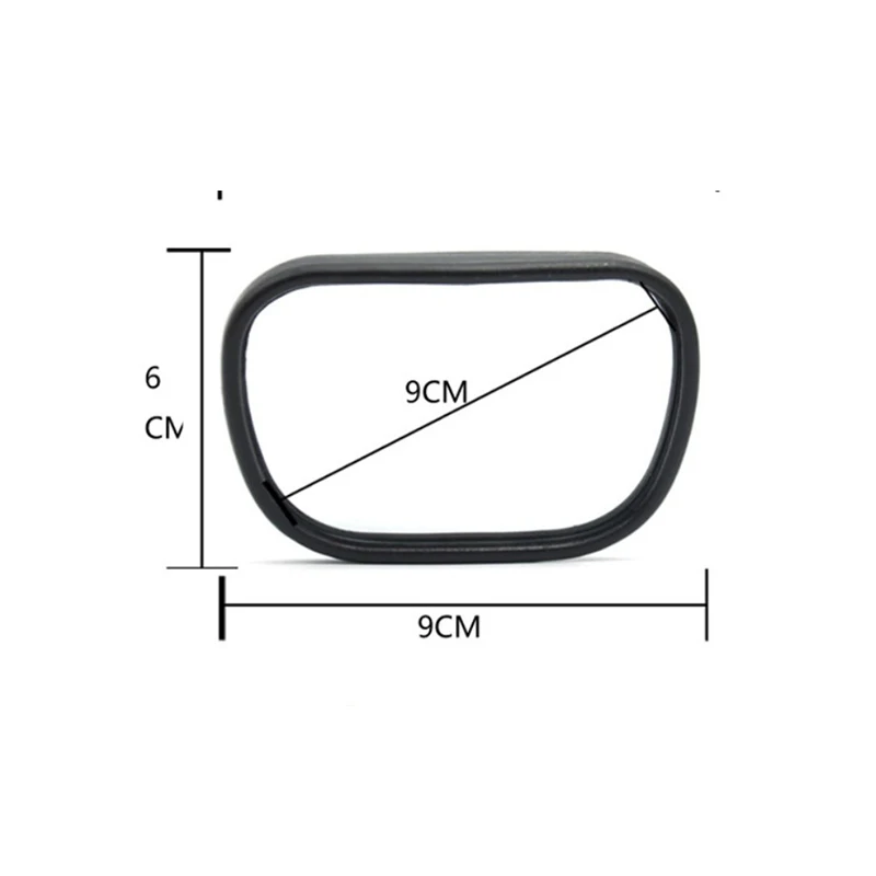 Ventosa ajustable para bebés y niños, espejo de seguridad para asiento trasero de coche, espejo de observación a prueba de salpicaduras, espejo de seguridad inverso