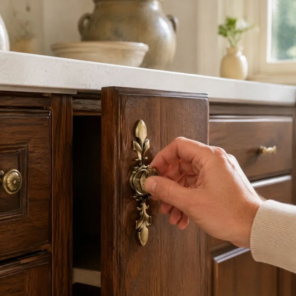 10pcs Stylish Zinc Alloy Cabinet Handle Backplate Bronze Single Hole Door Handle Back Plate Cabinet Knob Back Plate Cabinet