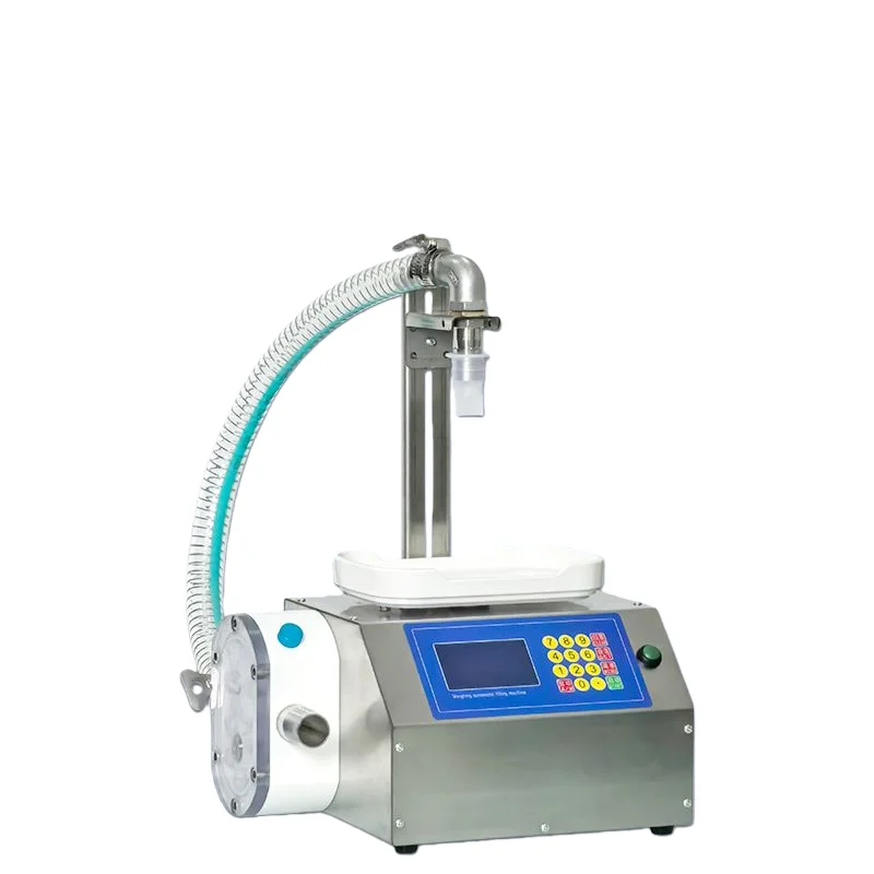Semi-automatic intelligent honey shampoo weighing filling machine bottle sand ruler water oil liquid filling machine
