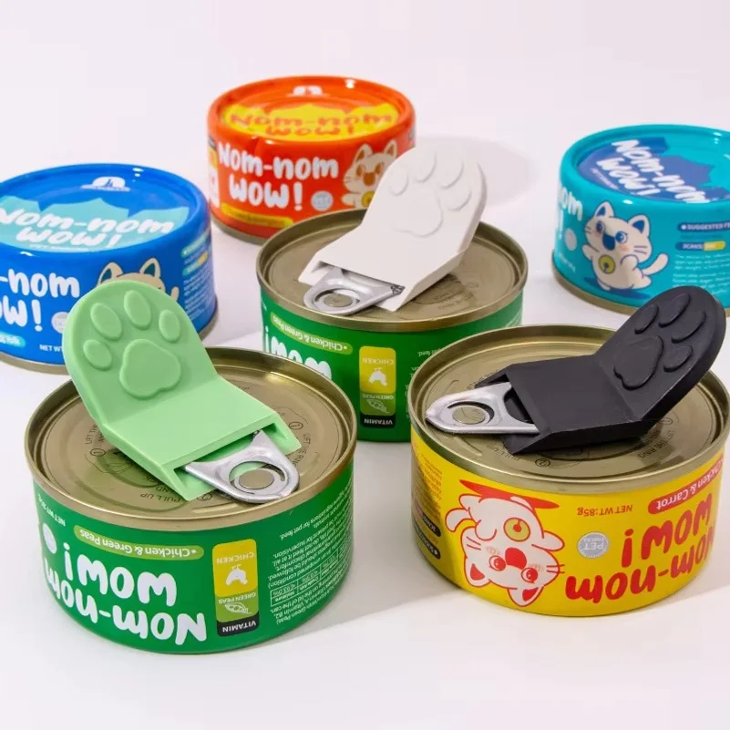 1 Pc Canister Portable Opener Plastic Compact Lightweight Easy To Clean Suitable For Cat Food Dog Food Home Outdoor Use