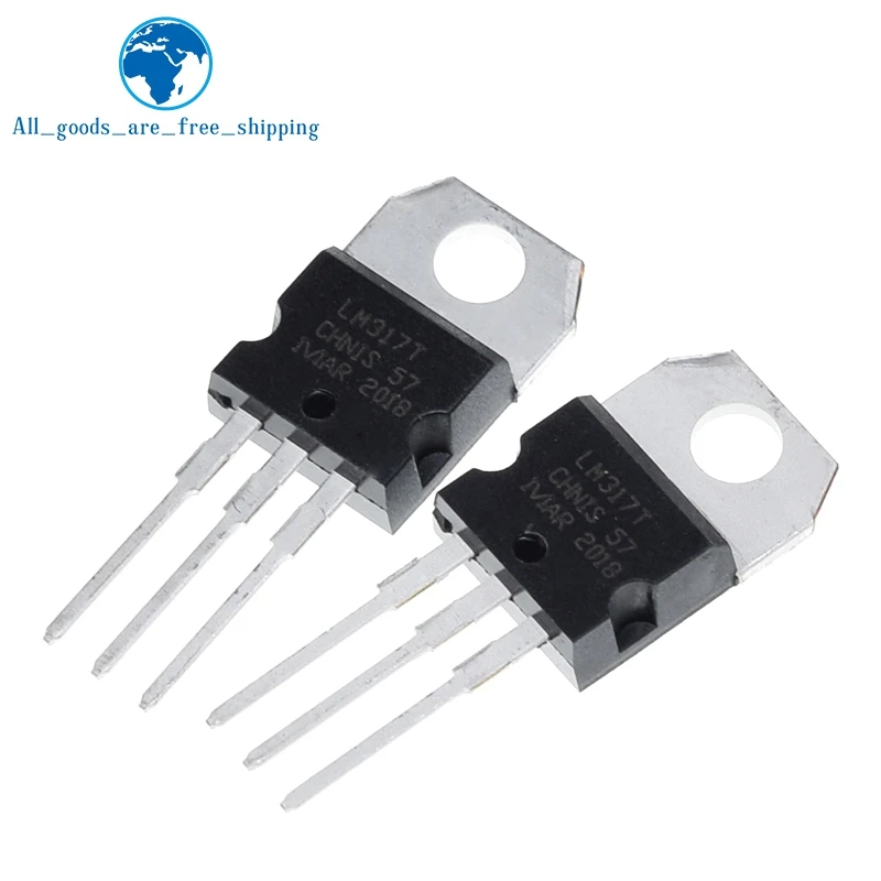 TZT 10PCS LM317 LM317T Voltage Regulation Module 1.2V to 37V 1.5A image 2