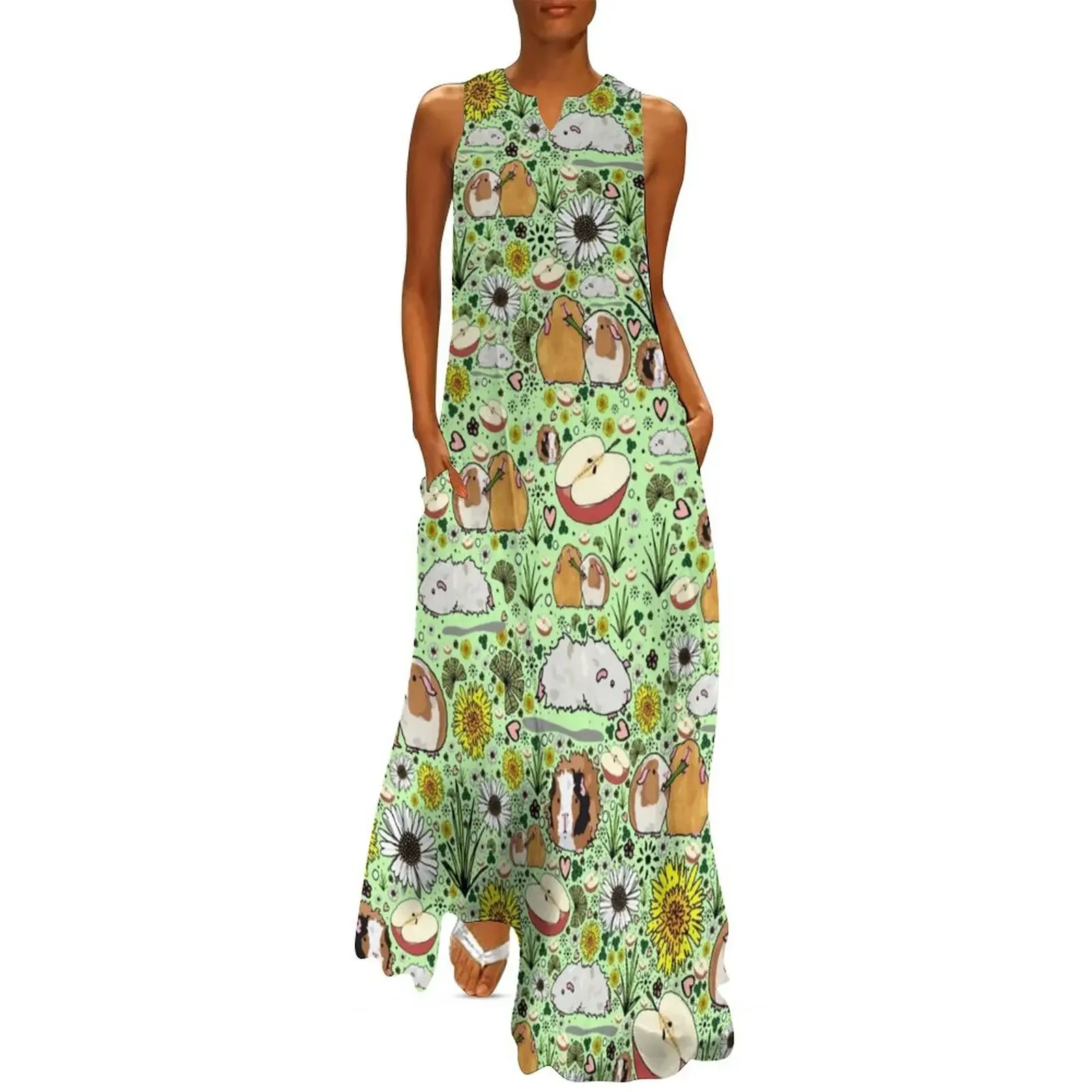 

Guinea Pigs Long Dress party dress women elegant luxury elegant women's sets Dress