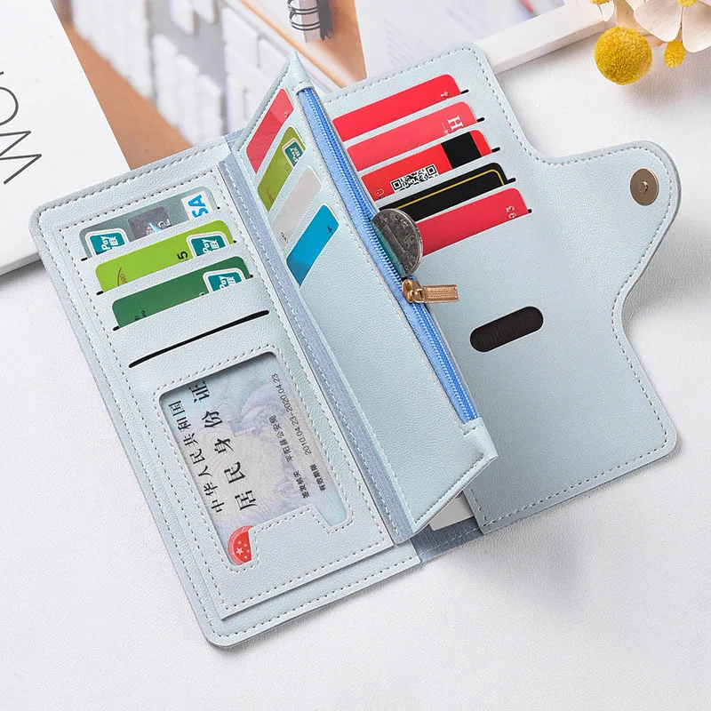 

Women Long Wallets Purses Luxury Thin Wallet for Ladies Girl Money Pocket Card Holder Female Wallets Phone Clutch Bag billeteras