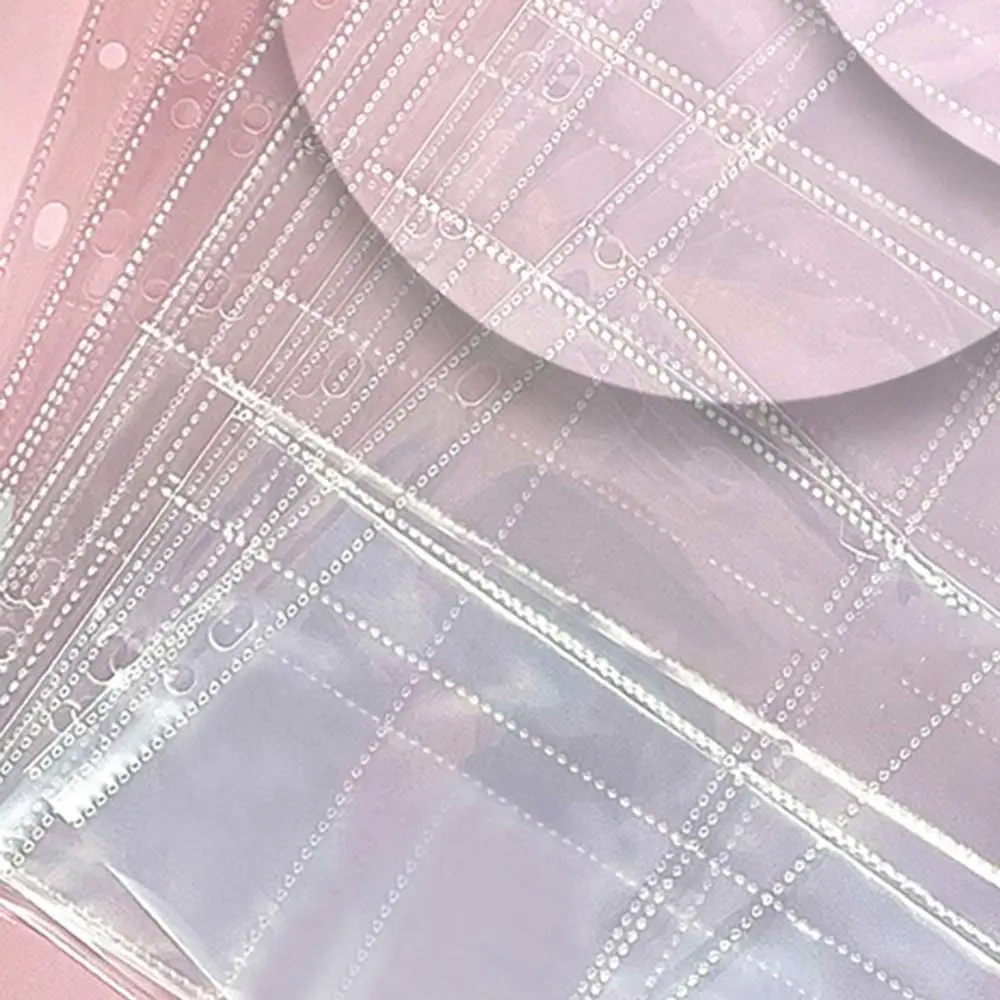 

Multiple Pockets A4 Kpop Photocard Binder Transparent PP Photo Album Refill Pages DIY Card Stamp Die Jewelry Storage