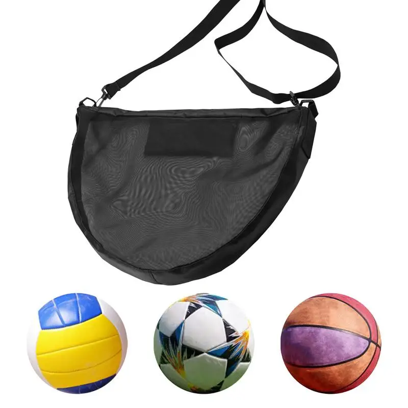 

Mesh Single Ball Bag Breathable Mesh Ball Storage Bag Sling Net Carry Bag Sport Game Ball Storage Bag Large Capacity Mesh Swim G