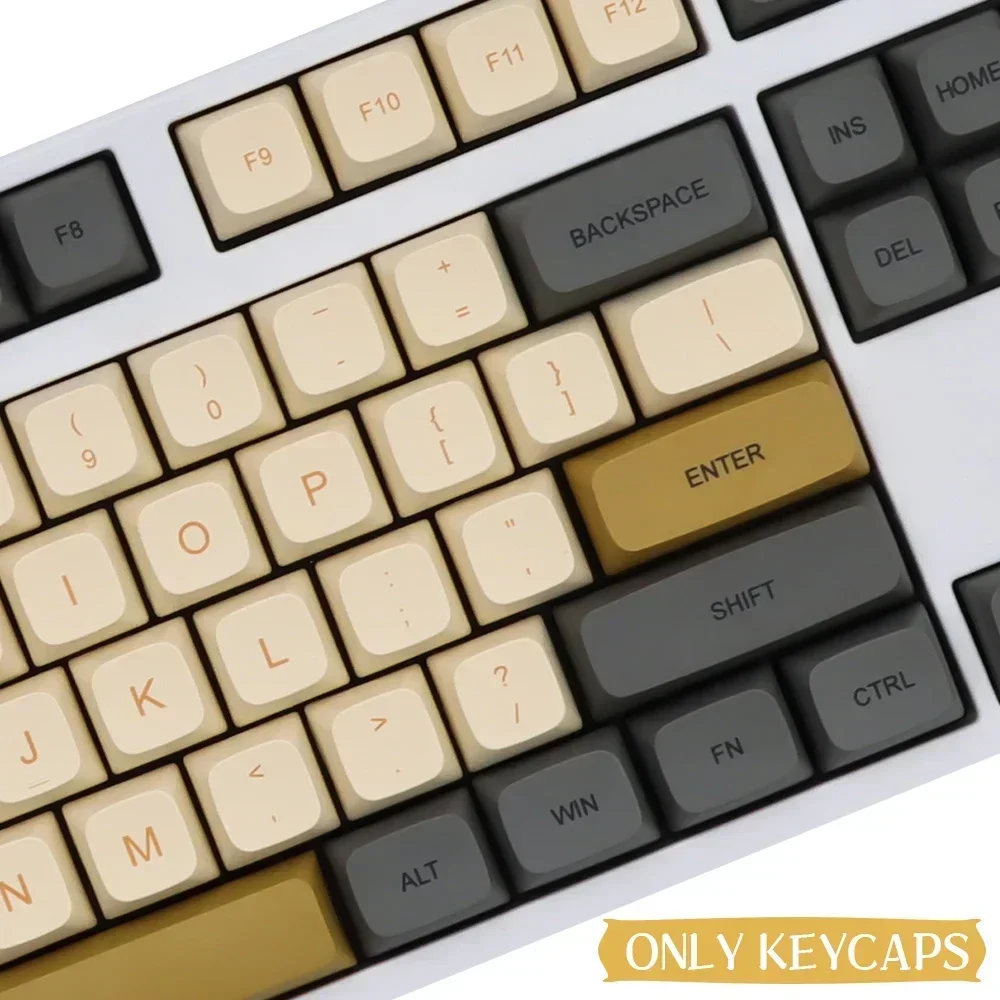 이탈리아어 키캡 AZERTY 키캡 QWERTZ PBT 키캡 XDA 프로필 ISO 레이아웃(Cherry MX 기계식 키보드용)