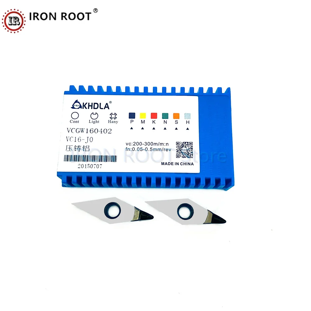 

Высокоточная Алмазная вставка VCGW 160402 PCD, 2 шт., токарный инструмент с ЧПУ для держателя инструмента SVVCN