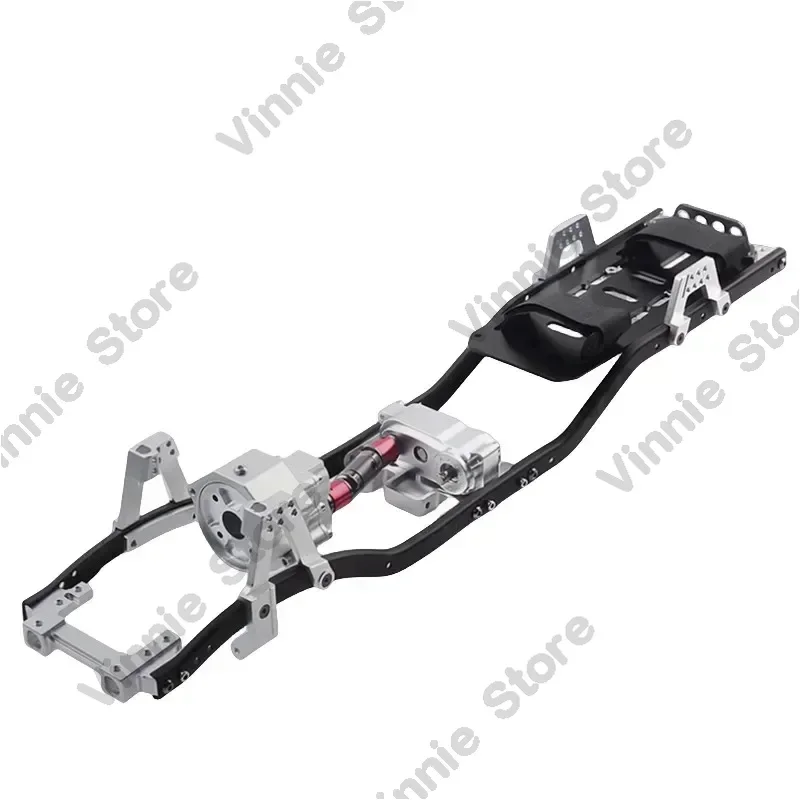 

Upgrade Wheelbase Metal Frame Front Wave Box CNC Chassis Single Speed Two Speed Version SCX10 Frame