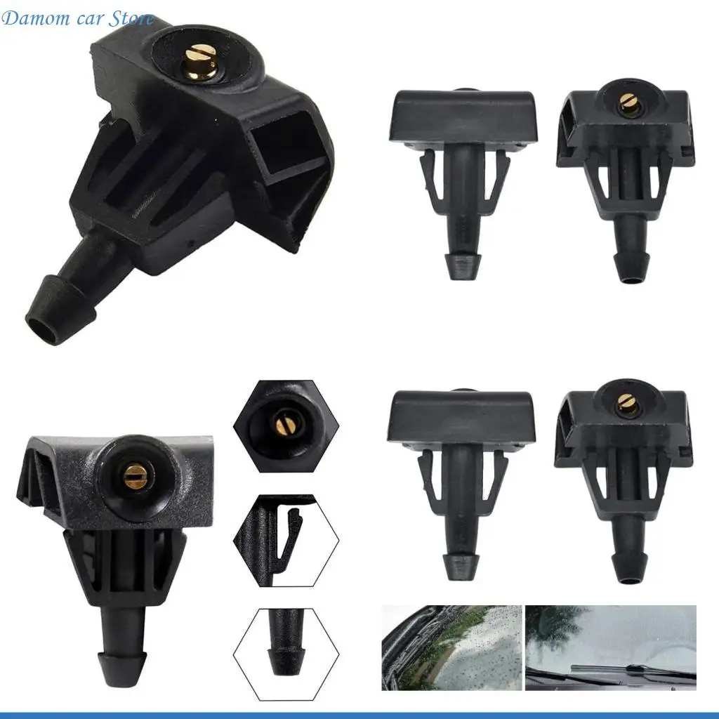 

A2UC Front Windshield Washer jet Easy Installation Front Windscreen Sprays Nozzles Replaces 289329U000 for TIIDA & Sylphy