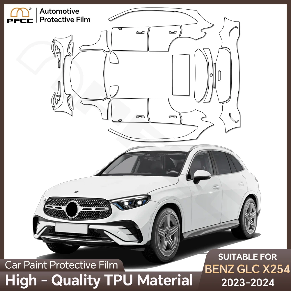 

PPF TPU Car Paint Protection Film for Mercedes-Benz GLC X254 Luxury X254 Base 2023 2024 Clear Bra PPF Decal Kit TPU Scratch