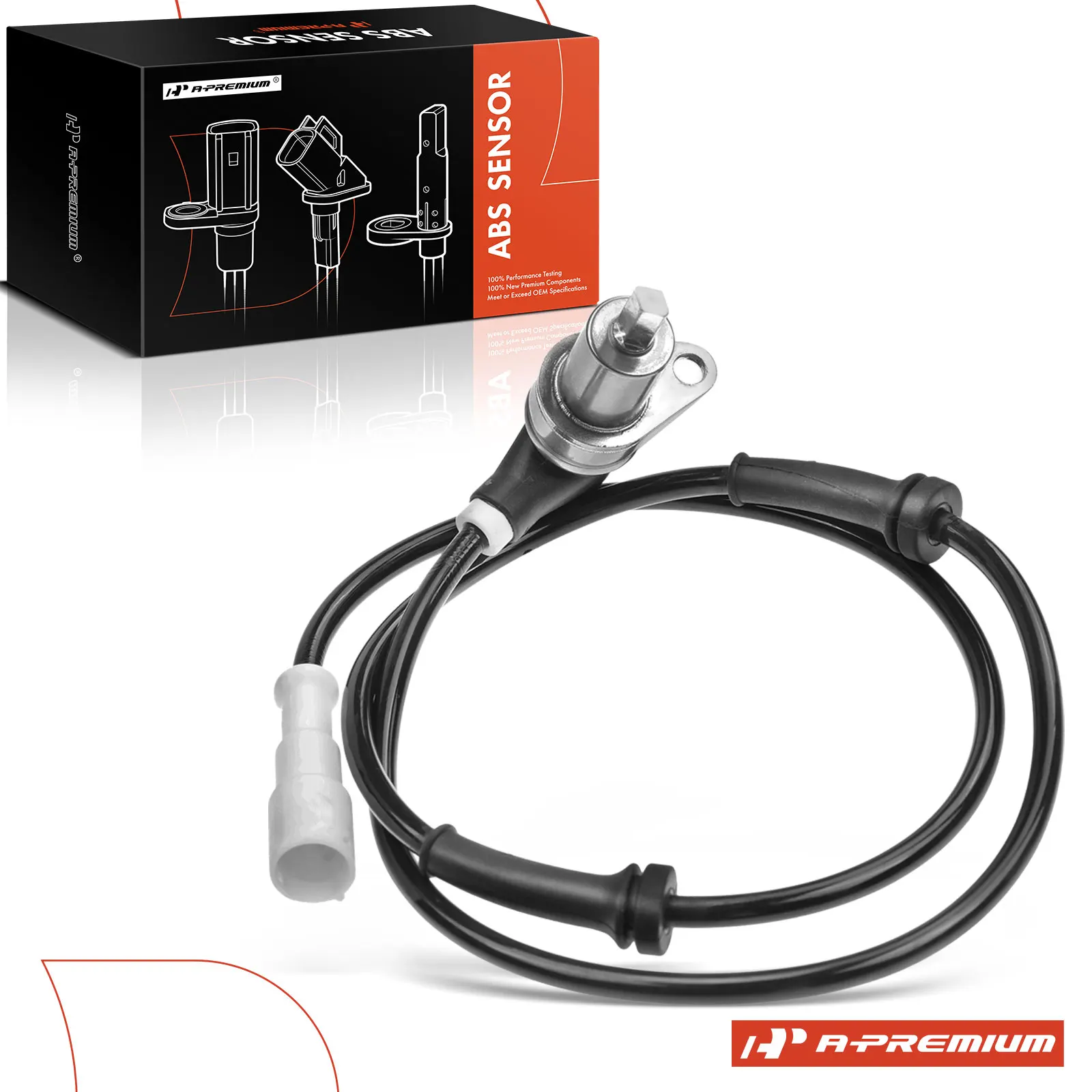 A-Premium Front Driver Side ABS Wheel Speed Sensor for BMW M3 1988-1991 318i 1984 1985 325e 1984-1987 325i 1987-1991 325es 325