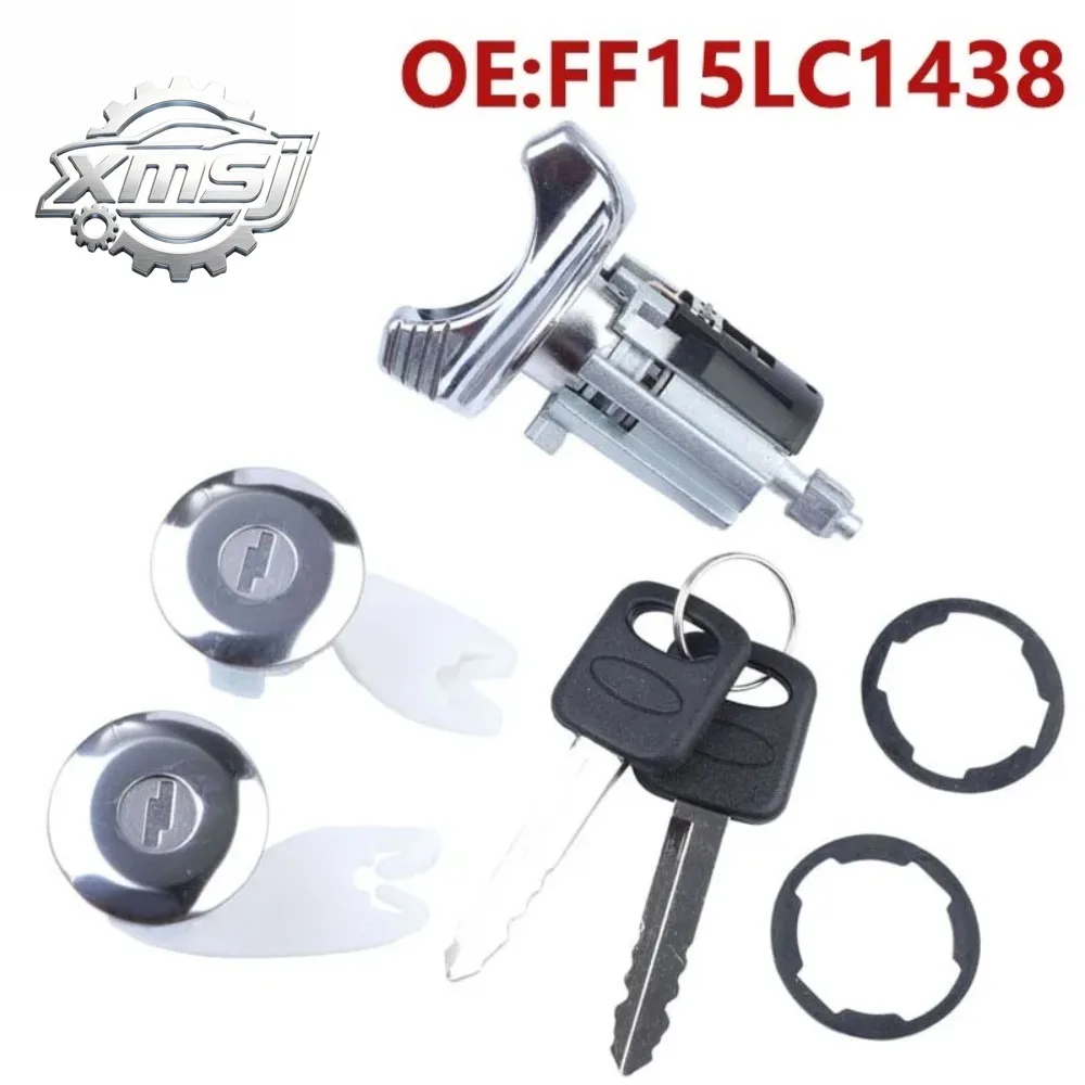 Cilindro de bloqueo de encendido y llave de interruptor para Ford, FF15LC1438, C42150, F150, F250, F350, 1992-1995
