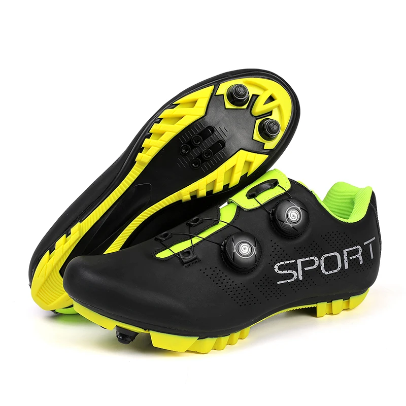 

Road Bike Shoes with Lock Outdoor Mountain Trail Cycling Shoes MTB Bicycle Riding Racing Sneakers Sports Three Types for Choose