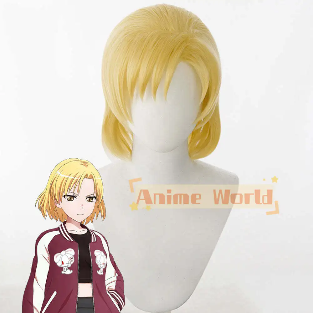 BanG Dream! RAS RAISE A SUILEN Satou Masuki MASKING Golden Cosplay Wig