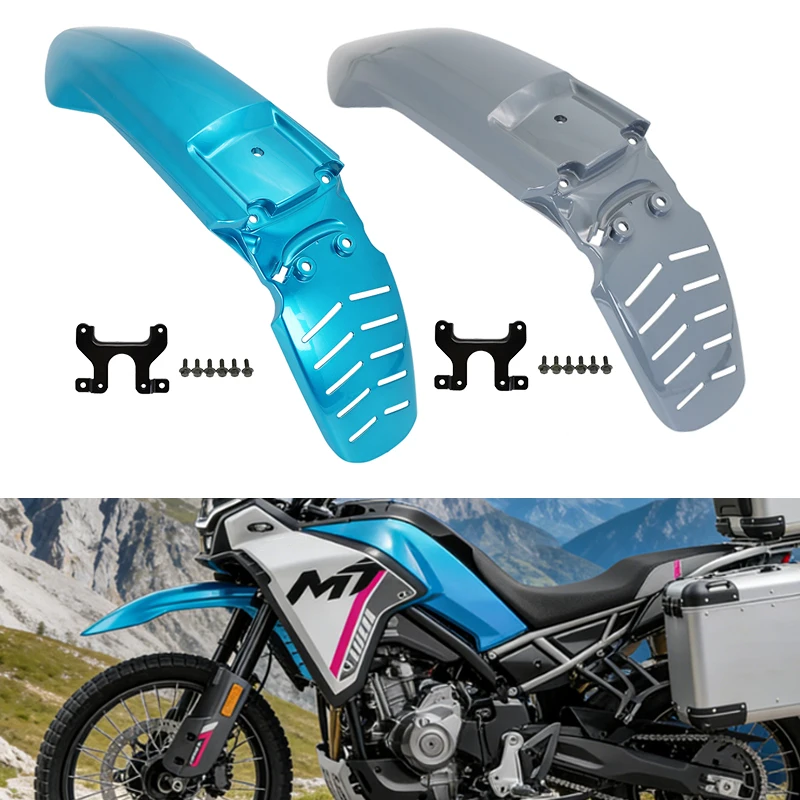 

Fit For CFMOTO 450-MT Motorcycle Mud Splash Guard Fairing High Front Wheel Hugger Fender Mudguard 450MT 450 MT 2024 2025