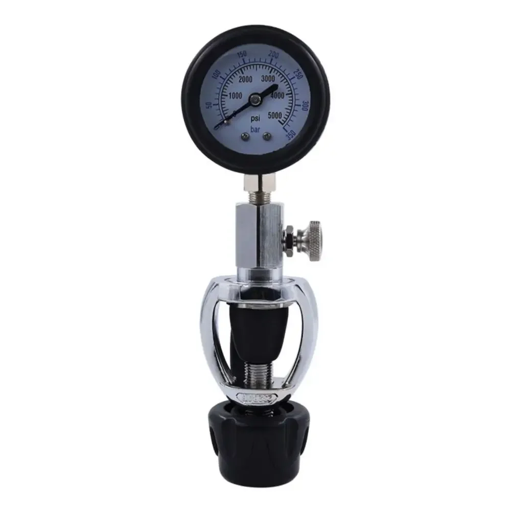 4500Psi 300Bar Air Tank Regulator G5/8 for Scuba Diving Cylinder Fill Station with 5000psi Pressure Gauge Regulating Valve