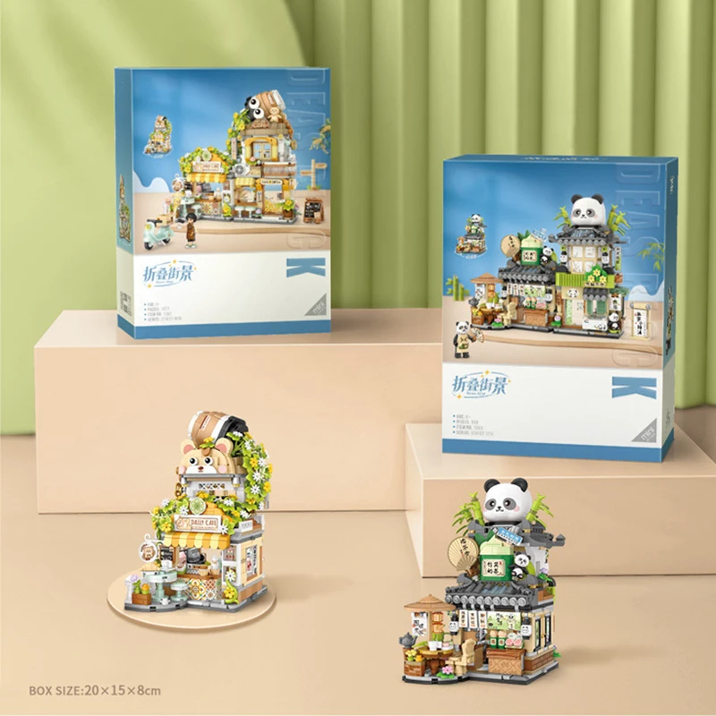 FUwe Micro Blocs Construction Panda 3D – Mini Briques Créatives, Modèle Animal Mignon, Déco Bureau & Cadeau Enfant Lego Panda FUwe Micro Blocs Construction Panda 3D – Mini Briques Créatives, Modèle Animal Mignon, Déco Bureau & Cadeau Enfant Lego Panda