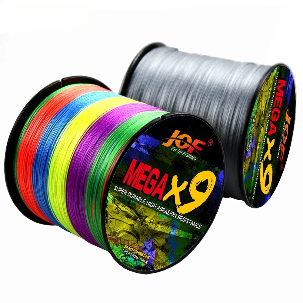 New 9-strand PE Fishing Line Braided 100M 300M 500M High Quality Multifilament Reel Lines 20-100LB Bait Freshwater Feeding Tool