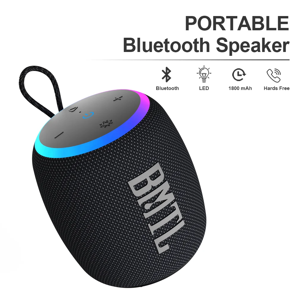 XDOBO BMTL Rainbow Portable Speaker RGB Light BT 5.3 IPX7 Waterproof Outdoor Subwoofer TWS Interconnection