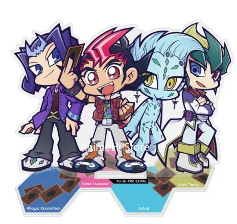 Spel Yu-Gi-Oh! Figuur Pop Anime YuGiOh Yugi Muto Kaiba Seto Mazaki Anzu Acryl Stand Model Speelgoed Collectible voor Gift