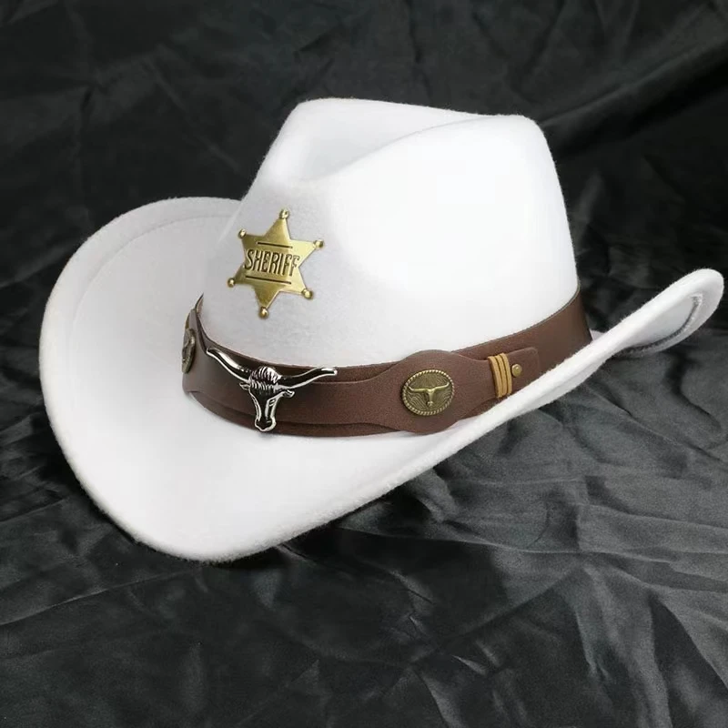 2023 Cowboyhut Herren und Damen Softcloth Hut Rolling Traufe Jazz Hut Sonnen untergang Reise Strand Hut Ritter Hut Cowboyhut Sombrero